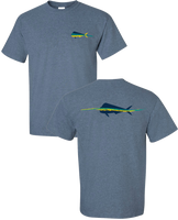 Dorado Paint T Shirt - Heather Indigo