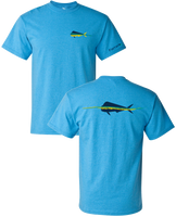 Dorado Paint T Shirt - Heather Sapphire