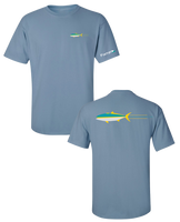 Mossback T Shirt - Stone Blue