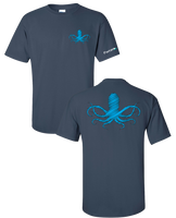 Octopus T Shirt - Blue Dusk