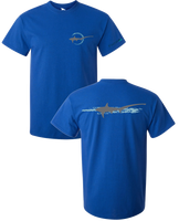 Thresher Shark T Shirt - Antique Royal