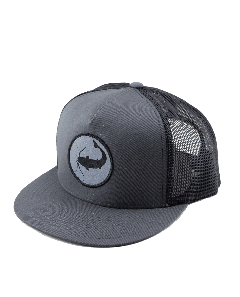 Catfish Patch Hat - 2-Tone Charcoal - 4