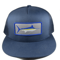 Marlin Stripe Hat - Navy - Front