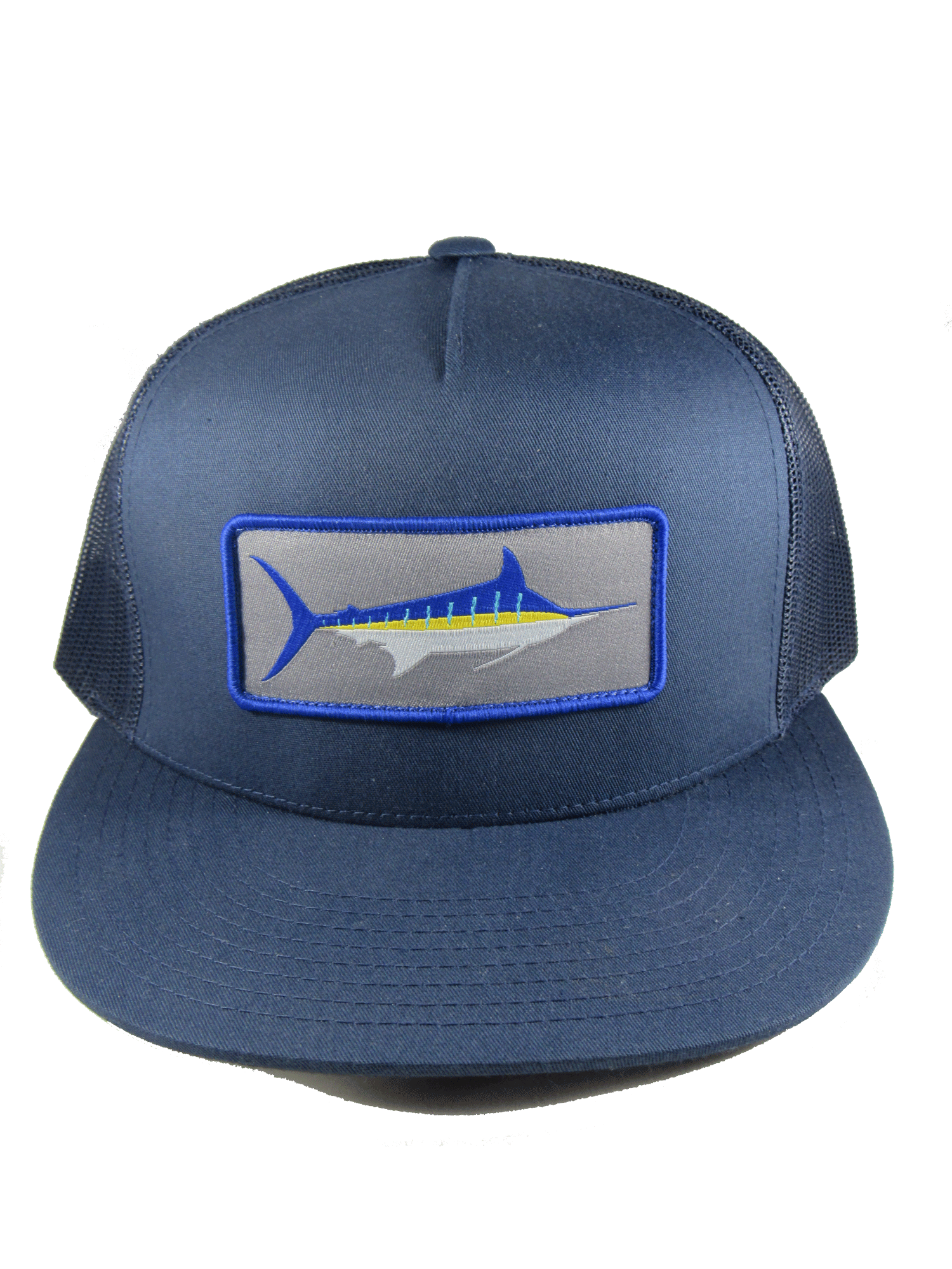 Marlin Stripe Hat - Charcoal or Navy - 4 Trucker