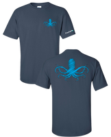 Octopus T Shirt - Blue Dusk

