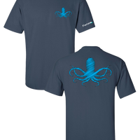 Octopus T Shirt - Blue Dusk