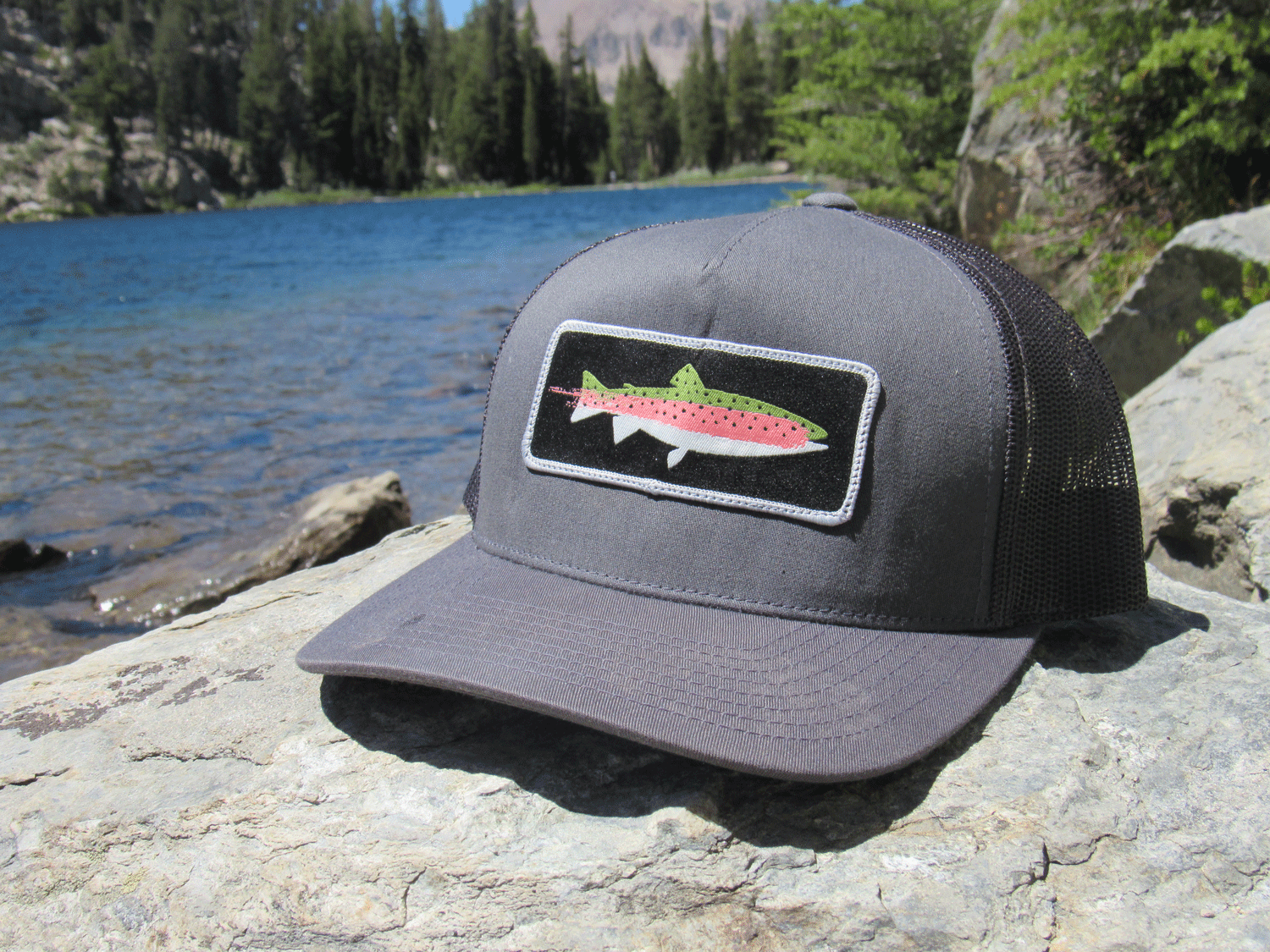 Trout Paint Hat Charcoal 3.5