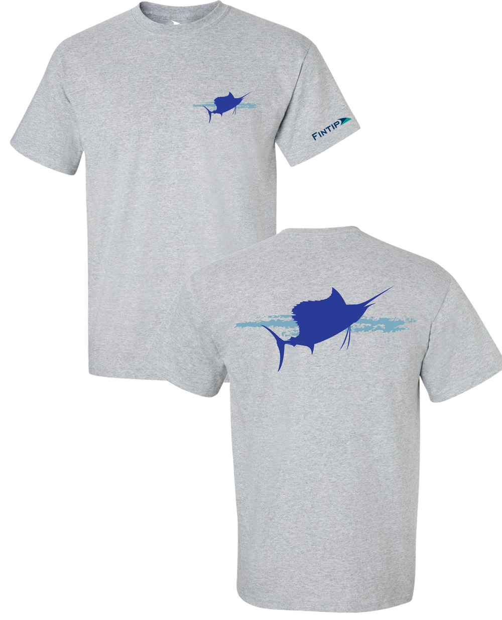 Sailfish T Shirt - Ash Grey
