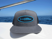 Wahoo Fishing Hat - On boat fishing
